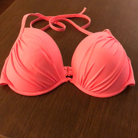 coral bathing suit top